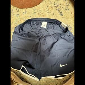 Nike Dri-Fit Athletic Shorts Men's Navy/White New with Tags Large